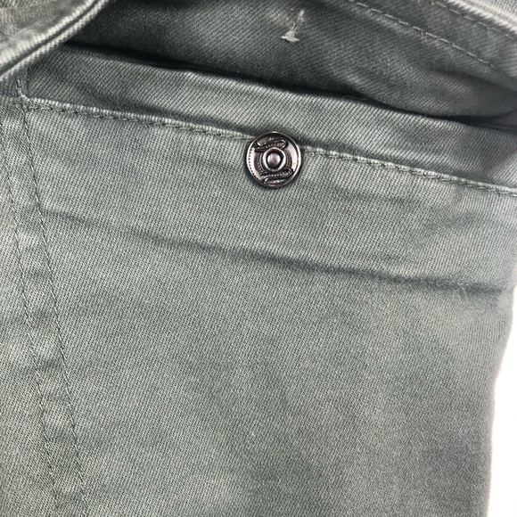 Democracy Ab Solution Cropped Cargo Pants with Roll Up Legs Size 12 Green - Picture 14 of 14